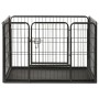 Corral para perros cachorros acero 91,5x59x61 cm de vidaXL, Casetas y cercados para perros - Ref: Foro24-170575, Precio: 112,...
