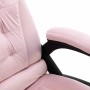 Sillón de oficina de masaje terciopelo rosa en Sillas de oficina | Comprar online en Foru.es