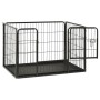 Corral para perros cachorros acero 91,5x59x61 cm de vidaXL, Casetas y cercados para perros - Ref: Foro24-170575, Precio: 112,...