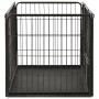 Corral para perros cachorros acero 91,5x59x61 cm de vidaXL, Casetas y cercados para perros - Ref: Foro24-170575, Precio: 112,...
