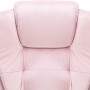 Sillón de oficina de masaje terciopelo rosa en Sillas de oficina | Comprar online en Foru.es