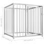 Perrera de exterior 100x100x100 cm de vidaXL, Casetas y cercados para perros - Ref: Foro24-144487, Precio: 137,82 €, Descuent...