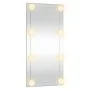 Espejo de pared con luces LED vidrio rectangular 30x60 cm de , Espejos - Ref: Foro24-3189149, Precio: 39,08 €, Descuento: %
