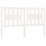Cabecero madera maciza de pino blanco 141x4x100 cm de , Cabeceros y pies de cama - Ref: Foro24-818666, Precio: 58,16 €, Descu...