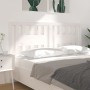 Cabecero madera maciza de pino blanco 141x4x100 cm de , Cabeceros y pies de cama - Ref: Foro24-818666, Precio: 58,16 €, Descu...