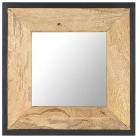 Espejo de madera maciza de mango 50x50 cm de , Espejos - Ref: Foro24-321629, Precio: 67,65 €, Descuento: %