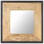 Espejo de madera maciza de mango 50x50 cm de , Espejos - Ref: Foro24-321629, Precio: 69,16 €, Descuento: %