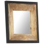 Espejo de madera maciza de mango 50x50 cm de , Espejos - Ref: Foro24-321629, Precio: 69,16 €, Descuento: %