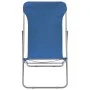 Sillas de playa plegables 2 unidades acero y tela oxford azul de vidaXL, Sillas de jardín - Ref: Foro24-44358, Precio: 76,40 ...