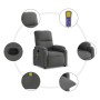 Sillón reclinable de masaje tela de microfibra gris oscuro de , Sillones - Ref: Foro24-373458, Precio: 286,06 €, Descuento: %