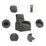 Verstellbarer Massagesessel dunkelgrauer Mikrofaserstoff von , Sessel - Ref: Foro24-373458, Preis: 292,28 €, Rabatt: %