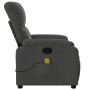 Sillón reclinable de masaje tela de microfibra gris oscuro de , Sillones - Ref: Foro24-373458, Precio: 286,06 €, Descuento: %