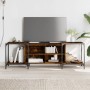 Mueble de TV madera de ingeniería roble ahumado 153x37x50 cm de , Muebles TV - Ref: Foro24-837604, Precio: 74,33 €, Descuento: %