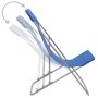 Sillas de playa plegables 2 unidades acero y tela oxford azul de vidaXL, Sillas de jardín - Ref: Foro24-44358, Precio: 77,77 ...