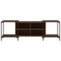 Mueble de TV madera de ingeniería marrón roble 153x37x50 cm de , Muebles TV - Ref: Foro24-837606, Precio: 74,67 €, Descuento: %