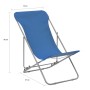 Sillas de playa plegables 2 unidades acero y tela oxford azul de vidaXL, Sillas de jardín - Ref: Foro24-44358, Precio: 77,77 ...