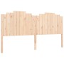 Estructura de cama con cabecero madera maciza 200x200 cm de , Camas y somieres - Ref: Foro24-3192316, Precio: 186,80 €, Descu...