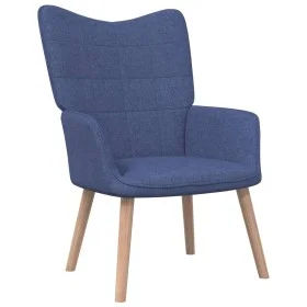Blue fabric relaxation armchair by , Armchairs - Ref: Foro24-327923, Price: 104,31 €, Discount: %