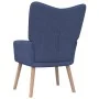 Sillón de relax de tela azul de , Sillones - Ref: Foro24-327923, Precio: 104,31 €, Descuento: %
