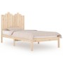 Estructura de cama madera maciza de pino 100x200 cm de , Camas y somieres - Ref: Foro24-3103768, Precio: 110,78 €, Descuento: %