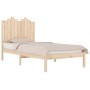 Estructura de cama madera maciza de pino 100x200 cm de , Camas y somieres - Ref: Foro24-3103768, Precio: 110,78 €, Descuento: %