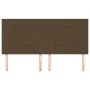 Headboards 4 units of dark brown fabric 80x5x78/88 cm by , Headboards and footboards - Ref: Foro24-3116341, Price: 117,07 €, ...