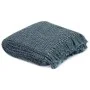 Manta de algodón añil 220x250 cm de vidaXL, Mantas - Ref: Foro24-133754, Precio: 58,24 €, Descuento: %