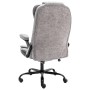 Silla de oficina de piel de ante sintética gris claro en Sillas de oficina | Comprar online en Foru.es