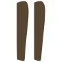 Headboard with dark brown fabric ears 83x23x118/128 cm by , Headboards and footboards - Ref: Foro24-3117933, Price: 76,00 €, ...