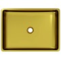 Lavabo 41x30x12 cm cerámica dorado de vidaXL, Lavabos - Ref: Foro24-143496, Precio: 82,06 €, Descuento: %