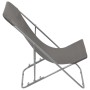 Sillas de playa plegables 2 unidades acero y tela oxford gris de vidaXL, Sillas de jardín - Ref: Foro24-44361, Precio: 64,92 ...