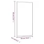 Espejo de pared vidrio rectangular 30x60 cm de , Espejos - Ref: Foro24-350443, Precio: 44,44 €, Descuento: %