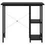 Computertisch aus MDF und schwarzem Metall, 80 x 40 x 72 cm von , Schreibtische - Ref: Foro24-20554, Preis: 69,35 €, Rabatt: %