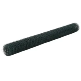 Alambrada de gallinero acero revestimiento PVC verde 25x1,5 m de vidaXL, Paneles de vallas - Ref: Foro24-143634, Precio: 83,3...