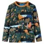 Pijama infantil de manga larga verde oscuro 140 de , Pijamas de niños - Ref: Foro24-13368, Precio: 19,95 €, Descuento: %