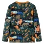 Pijama infantil de manga larga verde oscuro 140 de , Pijamas de niños - Ref: Foro24-13368, Precio: 19,95 €, Descuento: %