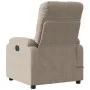 Sillón reclinable de masaje tela de microfibra gris taupe de , Sillones - Ref: Foro24-373456, Precio: 269,65 €, Descuento: %