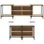 Mueble de TV madera de ingeniería roble Sonoma 153x37x50 cm de , Muebles TV - Ref: Foro24-837603, Precio: 71,85 €, Descuento: %