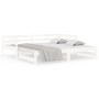Sofá cama nido madera maciza de pino blanco 90x190 cm de , Camas y somieres - Ref: Foro24-840136, Precio: 168,63 €, Descuento: %