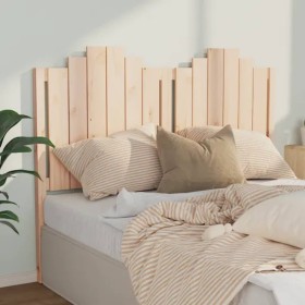Cabecero de cama madera maciza de pino 146x4x110 cm de , Cabeceros y pies de cama - Ref: Foro24-818470, Precio: 65,45 €, Desc...