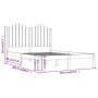 Estructura de cama madera maciza de pino 140x200 cm de , Camas y somieres - Ref: Foro24-3103778, Precio: 139,89 €, Descuento: %