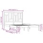 Estructura de cama madera maciza de pino 140x200 cm de , Camas y somieres - Ref: Foro24-3104543, Precio: 117,49 €, Descuento: %