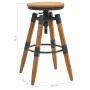 Taburetes de cocina 2 unidades madera maciza de abeto de vidaXL, Taburetes de cocina - Ref: Foro24-245782, Precio: 154,42 €, ...