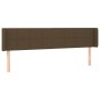 Cabecero de tela gris oscuro 163x16x78/88 cm de , Cabeceros y pies de cama - Ref: Foro24-3118777, Precio: 64,06 €, Descuento: %