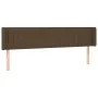 Kopfteil aus dunkelgrauem Stoff, 183 x 16 x 78/88 cm von , Kopf- und Fußteile - Ref: Foro24-3119023, Preis: 60,33 €, Rabatt: %