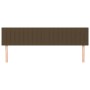 Cabeceros 2 unidades de tela marrón oscuro 80x5x78/88 cm de , Cabeceros y pies de cama - Ref: Foro24-346259, Precio: 53,89 €,...