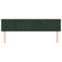 Cabeceros 2 unidades de terciopelo verde oscuro 80x5x78/88 cm de , Cabeceros y pies de cama - Ref: Foro24-346267, Precio: 66,...