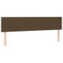 Cabeceros 2 unidades de tela marrón oscuro 90x5x78/88 cm de , Cabeceros y pies de cama - Ref: Foro24-346273, Precio: 58,20 €,...