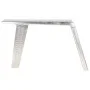Escritorio de ala de avión metal plateado 112x50x76 cm de , Escritorios - Ref: Foro24-284414, Precio: 390,75 €, Descuento: %
