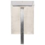 Escritorio de ala de avión metal plateado 112x50x76 cm de , Escritorios - Ref: Foro24-284414, Precio: 399,47 €, Descuento: %